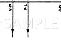1988 Toyota Cressida Luxury 2.8 L6 GAS Wiring Diagram