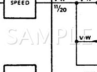 1988 Toyota Cressida Luxury 2.8 L6 GAS Wiring Diagram
