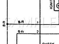 1988 Toyota VAN Wagon DX 2.2 L4 GAS Wiring Diagram