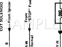 1989 Toyota Corolla DLX 1.6 L4 GAS Wiring Diagram