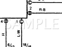 1989 Toyota Supra  3.0 L6 GAS Wiring Diagram