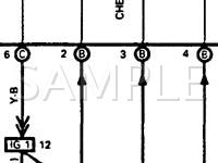 1992 Toyota Celica GTS 2.2 L4 GAS Wiring Diagram