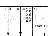 1992 Toyota Supra  3.0 L6 GAS Wiring Diagram