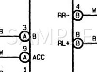 1994 Toyota Camry LE 3.0 V6 GAS Wiring Diagram