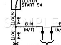 1994 Toyota Supra  3.0 L6 GAS Wiring Diagram