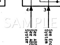 1994 Toyota Supra  3.0 L6 GAS Wiring Diagram