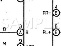 1996 Toyota Camry LE 3.0 V6 GAS Wiring Diagram