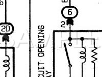 1996 Toyota Camry DX 2.2 L4 GAS Wiring Diagram