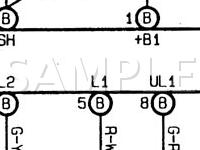 1996 Toyota Supra  3.0 L6 GAS Wiring Diagram