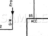 1997 Toyota Corolla  1.8 L4 GAS Wiring Diagram
