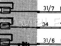 1986 Volvo 245 GL 2.3 L4 GAS Wiring Diagram