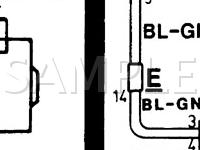 1986 Volvo 740 GLE 2.3 L4 GAS Wiring Diagram