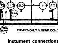 1987 Volvo 740 GLE 2.3 L4 GAS Wiring Diagram