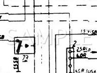 1989 Volvo 245 DL 2.3 L4 GAS Wiring Diagram
