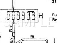 1989 Volvo 244 GL 2.3 L4 GAS Wiring Diagram