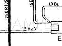 1989 Volvo 245 DL 2.3 L4 GAS Wiring Diagram