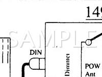 1989 Volvo 740 GLE 2.3 L4 GAS Wiring Diagram