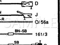 1991 Volvo 240 SE 2.3 L4 GAS Wiring Diagram