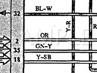 1992 Volvo 240  2.3 L4 GAS Wiring Diagram