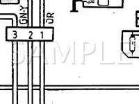 1992 Volvo 240 GL 2.3 L4 GAS Wiring Diagram