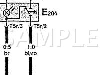 2005 Volkswagen Golf  2.0 L4 GAS Wiring Diagram