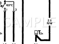 1987 Volkswagen Jetta GLI 1.8 L4 GAS Wiring Diagram