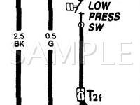 1987 Volkswagen Jetta  1.6 L4 DIESEL Wiring Diagram