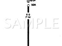 1988 Volkswagen Jetta  1.6 L4 DIESEL Wiring Diagram