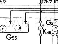 1989 Volkswagen Jetta GL 1.8 L4 GAS Wiring Diagram