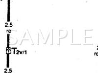 1995 Volkswagen Jetta III Celebration Edition 2.0 L4 GAS Wiring Diagram