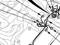 Engine Compartment Wire Harness Diagram for 2001 Acura TL  3.2 V6 GAS
