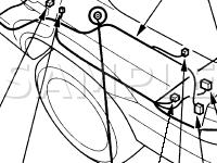 Left Side Wire Harness Diagram for 2006 Acura MDX  3.5 V6 GAS