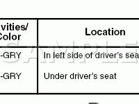 Driver Seat Wire Harness Diagram for 2007 Acura TSX  2.4 L4 GAS