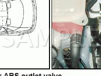 ABS Components Diagram for 2001 Audi A4  1.8 L4 GAS