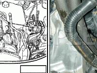 Engine Compartment Components Diagram for 2001 Audi A4  2.8 V6 GAS