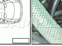 Engine Compartment Components Diagram for 2001 Audi A4  2.8 V6 GAS
