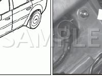 Engine Compartment Diagram for 2001 Audi A6 Quattro  2.7 V6 GAS