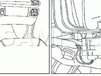 Rear Footwell Vent Motor Position Sensor Diagram for 2001 Audi S8  4.2 V8 GAS