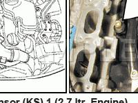 Knock Sensor 1 Diagram for 2002 Audi S4 Avant 2.7 V6 GAS