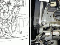 Engine Compartment Diagram for 2002 Audi TT  1.8 L4 GAS