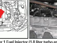 Engine Compartment Diagram for 2003 Audi A4 Cabriolet 1.8 L4 GAS