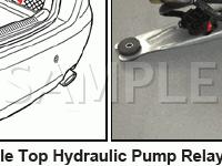 Convertible Components Diagram for 2003 Audi A4  3.0 V6 GAS