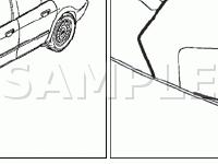 Left Rear B-Pillar Microswitch Diagram for 2003 Audi S8  4.2 V8 GAS