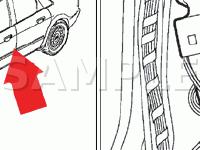 Left Seat Belt Motor Diagram for 2003 Audi S8  4.2 V8 GAS
