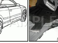Convertible Components Diagram for 2005 Audi A4  3.0 V6 GAS