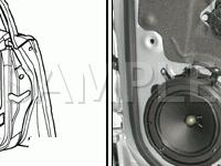 Door Component Locations Diagram for 2006 Audi S4  4.2 V8 GAS