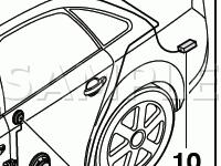 Body Component Locations Diagram for 2006 Audi S4 Avant 4.2 V8 GAS