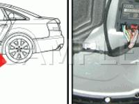 Door Components Diagram for 2007 Audi A6 Quattro Avant 3.2 V6 GAS