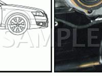 Passenger Door Components Diagram for 2007 Audi A6 Quattro  3.2 V6 GAS