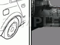Rear Body Components Diagram for 2008 Audi RS4  4.2 V8 GAS